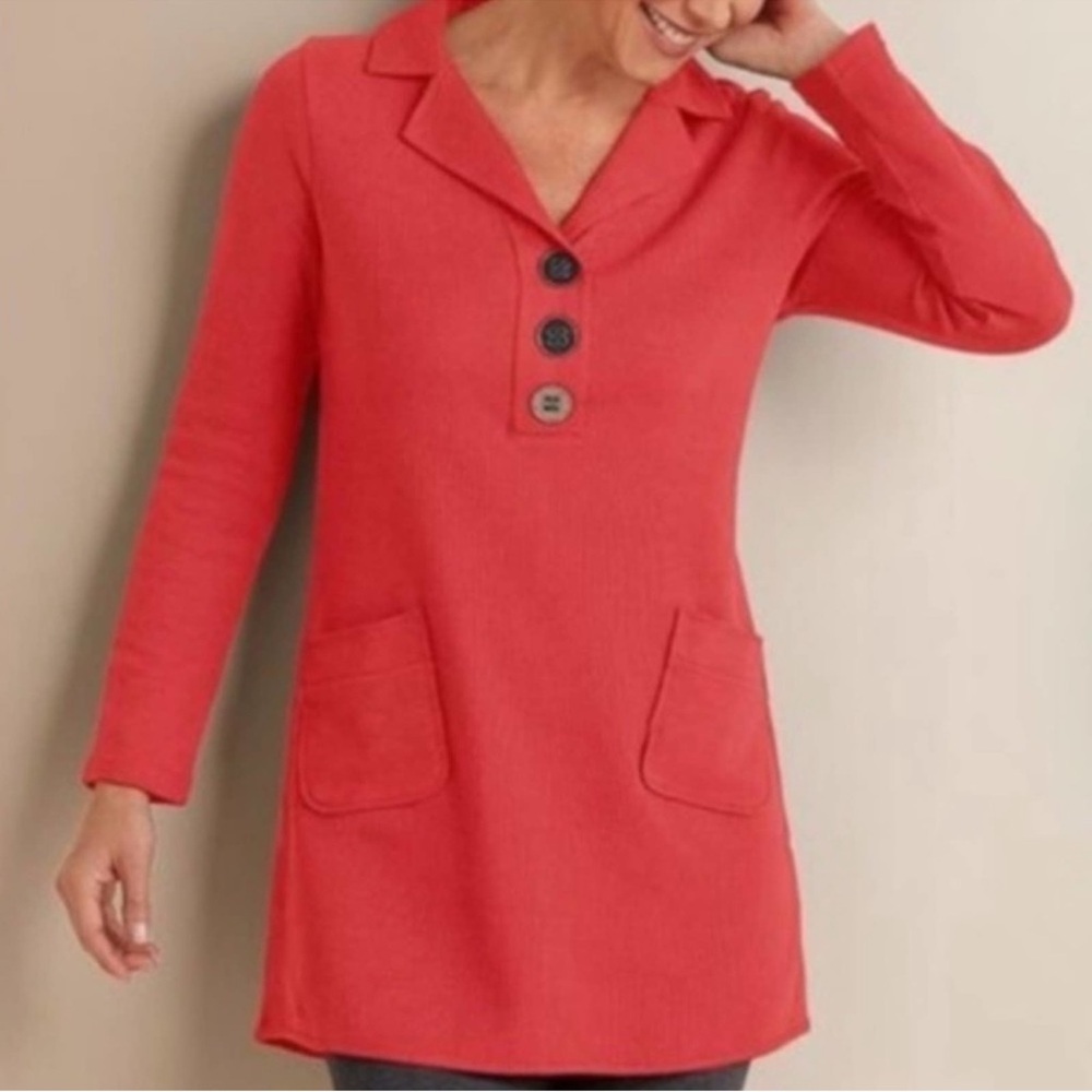 Soft Surroundings Take Two‎ Waffle Knit Tunic